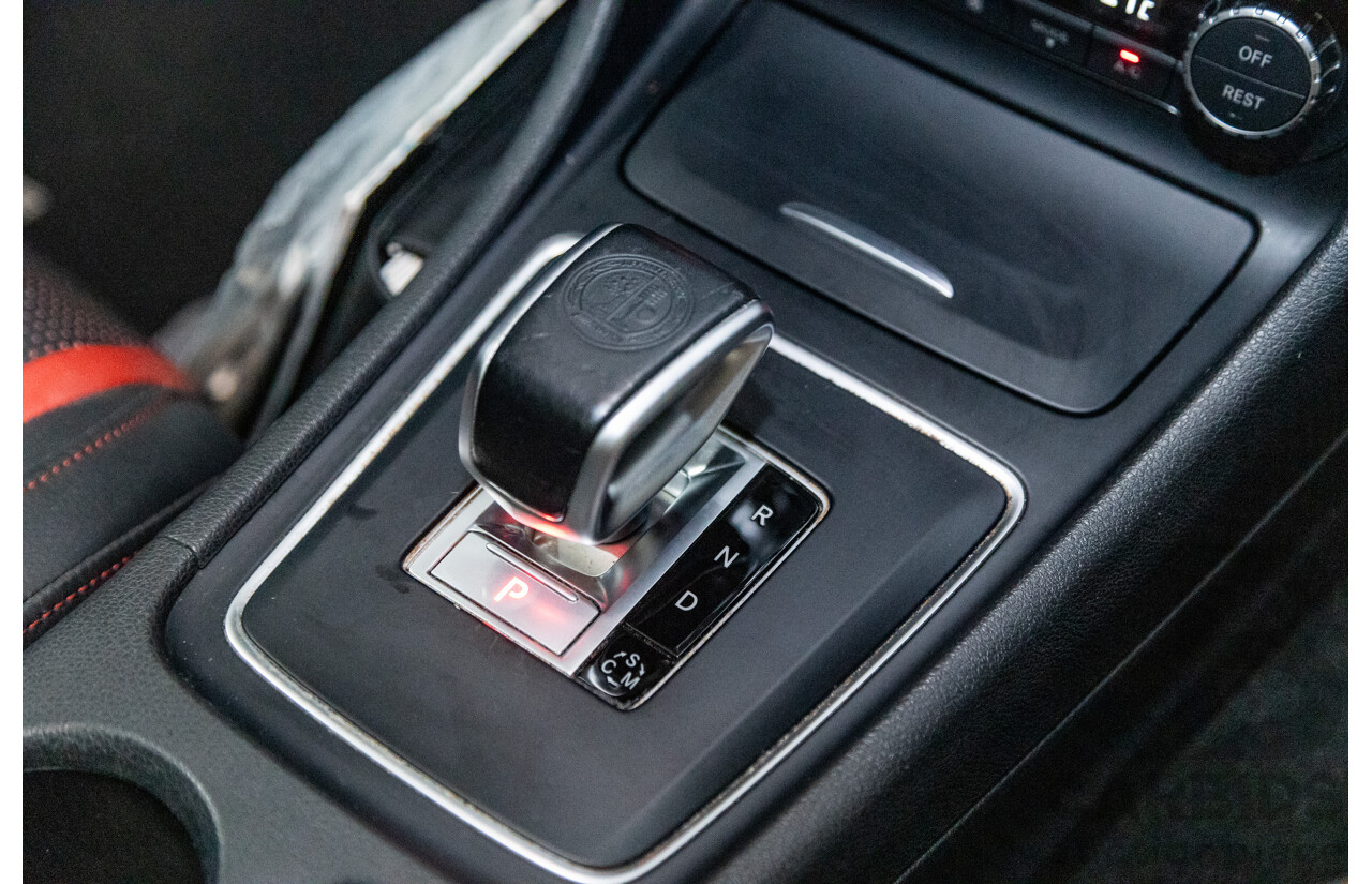 2/2015 Mercedes Benz GLA45 AMG 4matic (AWD) X156 MY15 4d Wagon Polar Silver Metallic Turbo 2.0L