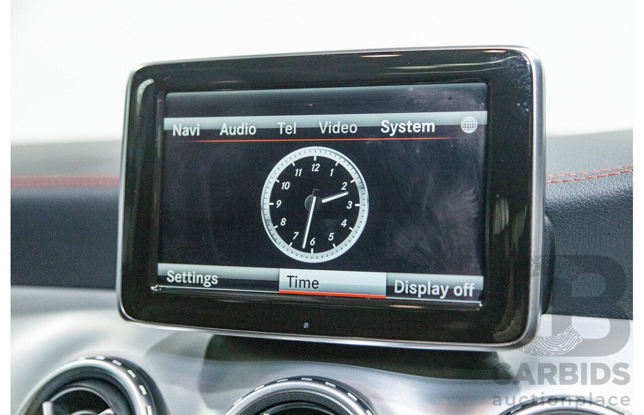 2/2015 Mercedes Benz GLA45 AMG 4matic (AWD) X156 MY15 4d Wagon Polar Silver Metallic Turbo 2.0L