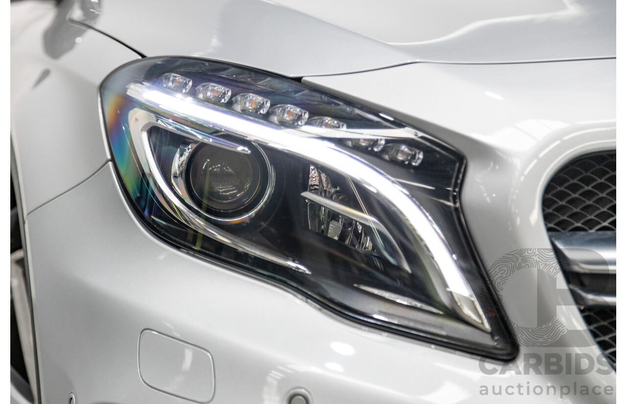 2/2015 Mercedes Benz GLA45 AMG 4matic (AWD) X156 MY15 4d Wagon Polar Silver Metallic Turbo 2.0L