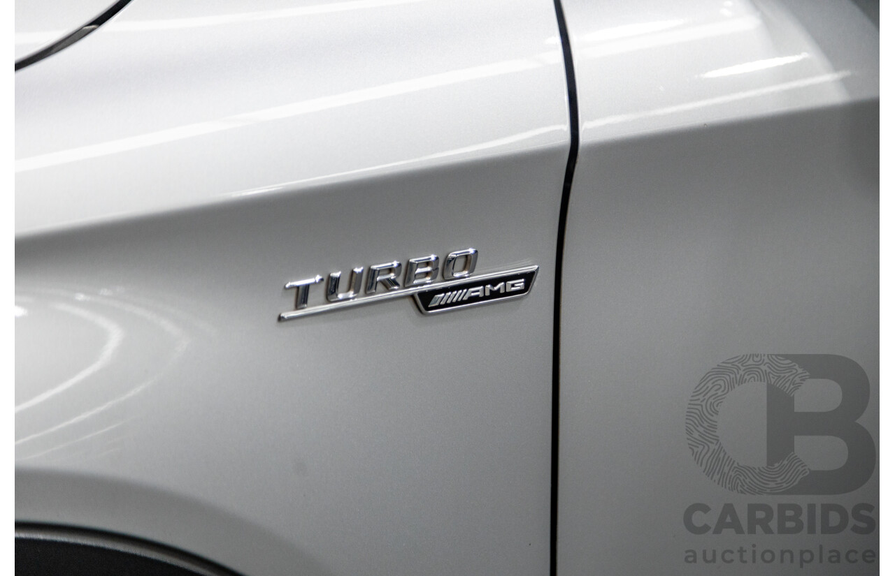 2/2015 Mercedes Benz GLA45 AMG 4matic (AWD) X156 MY15 4d Wagon Polar Silver Metallic Turbo 2.0L