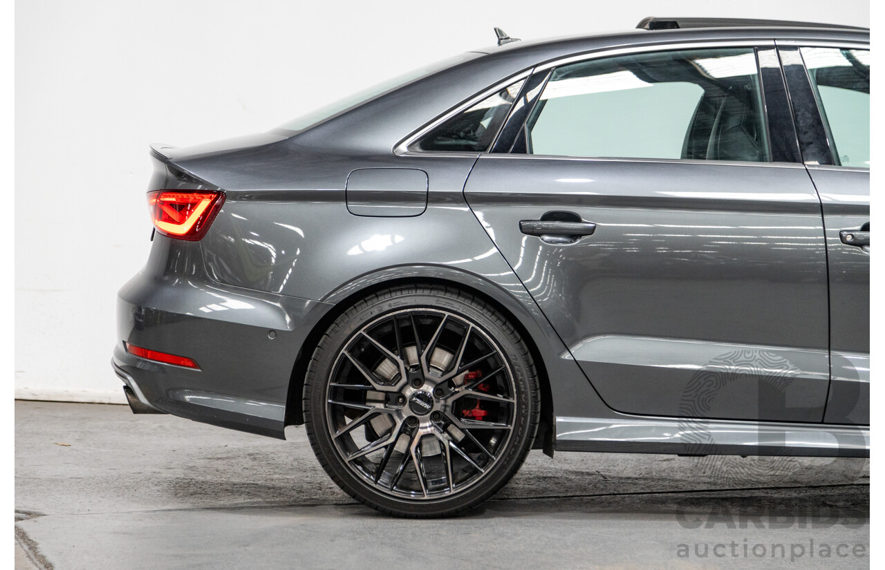 7/2015 Audi S3 2.0 TFSI Quattro (AWD) 8V MY15 4d Sedan Daytona Grey Turbo 2.0L