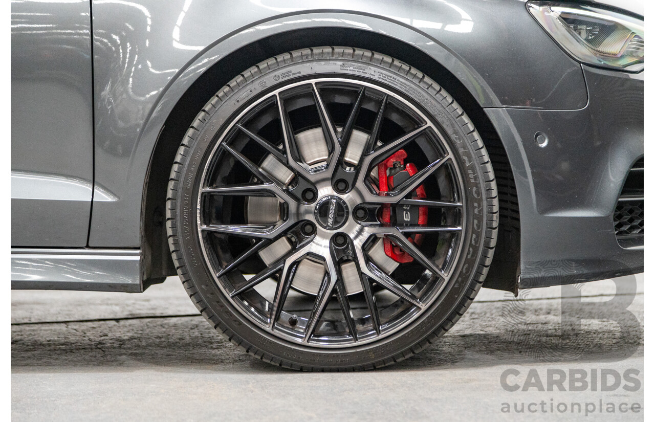 7/2015 Audi S3 2.0 TFSI Quattro (AWD) 8V MY15 4d Sedan Daytona Grey Turbo 2.0L