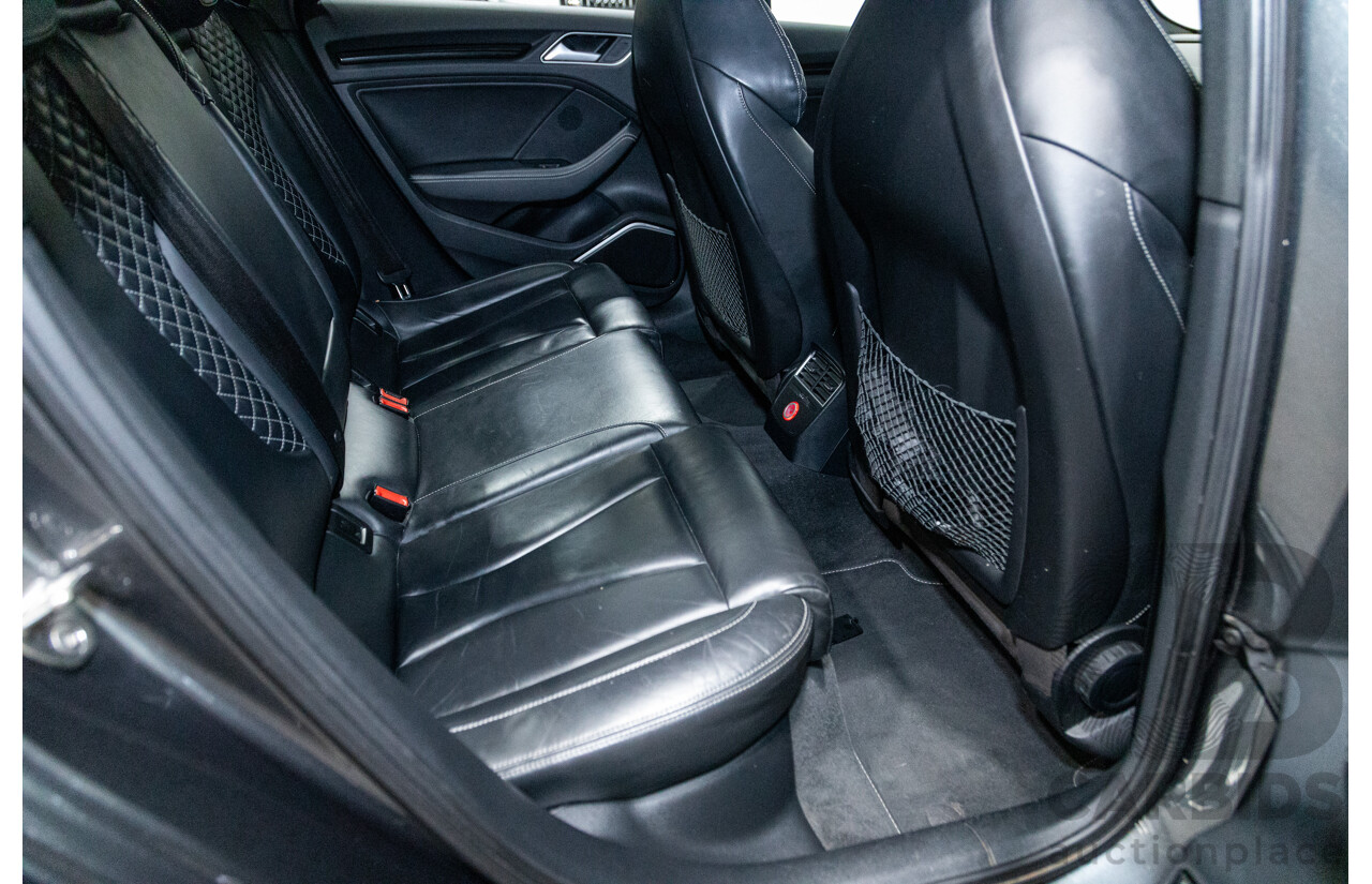 7/2015 Audi S3 2.0 TFSI Quattro (AWD) 8V MY15 4d Sedan Daytona Grey Turbo 2.0L