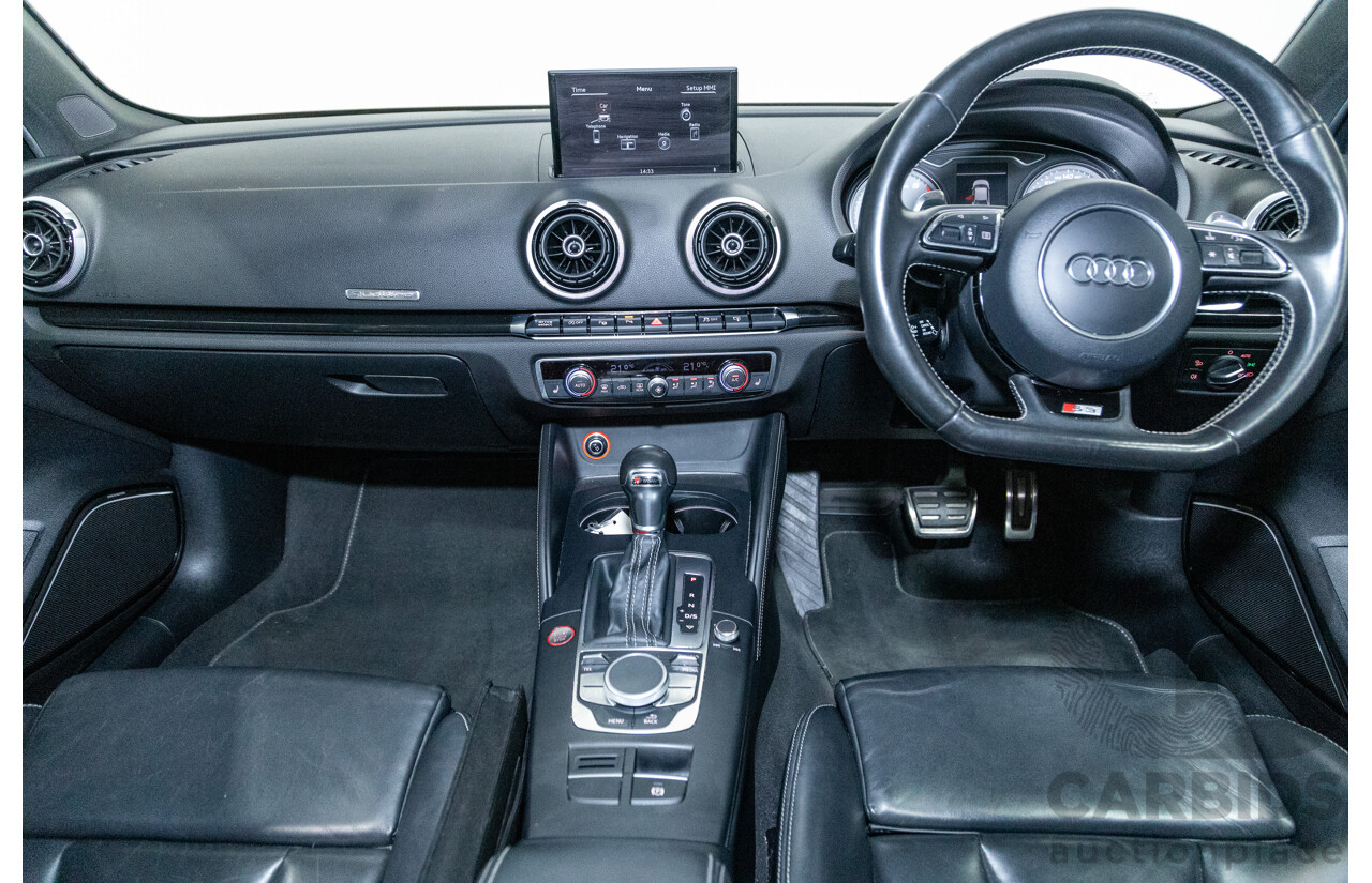 7/2015 Audi S3 2.0 TFSI Quattro (AWD) 8V MY15 4d Sedan Daytona Grey Turbo 2.0L