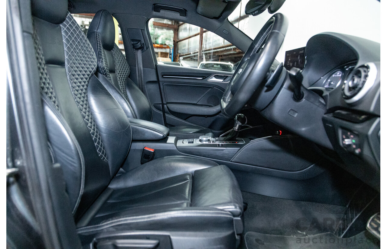 7/2015 Audi S3 2.0 TFSI Quattro (AWD) 8V MY15 4d Sedan Daytona Grey Turbo 2.0L