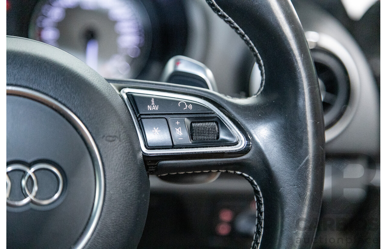 7/2015 Audi S3 2.0 TFSI Quattro (AWD) 8V MY15 4d Sedan Daytona Grey Turbo 2.0L