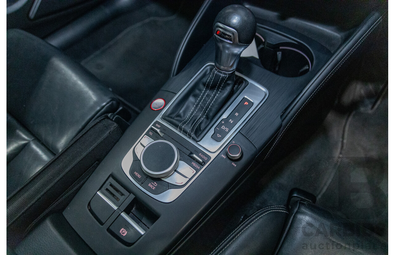 7/2015 Audi S3 2.0 TFSI Quattro (AWD) 8V MY15 4d Sedan Daytona Grey Turbo 2.0L