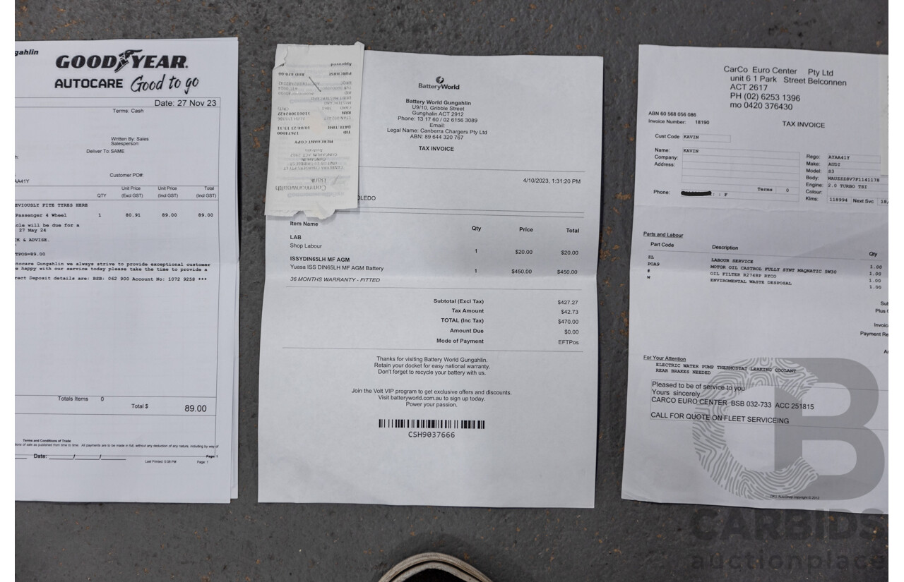 7/2015 Audi S3 2.0 TFSI Quattro (AWD) 8V MY15 4d Sedan Daytona Grey Turbo 2.0L