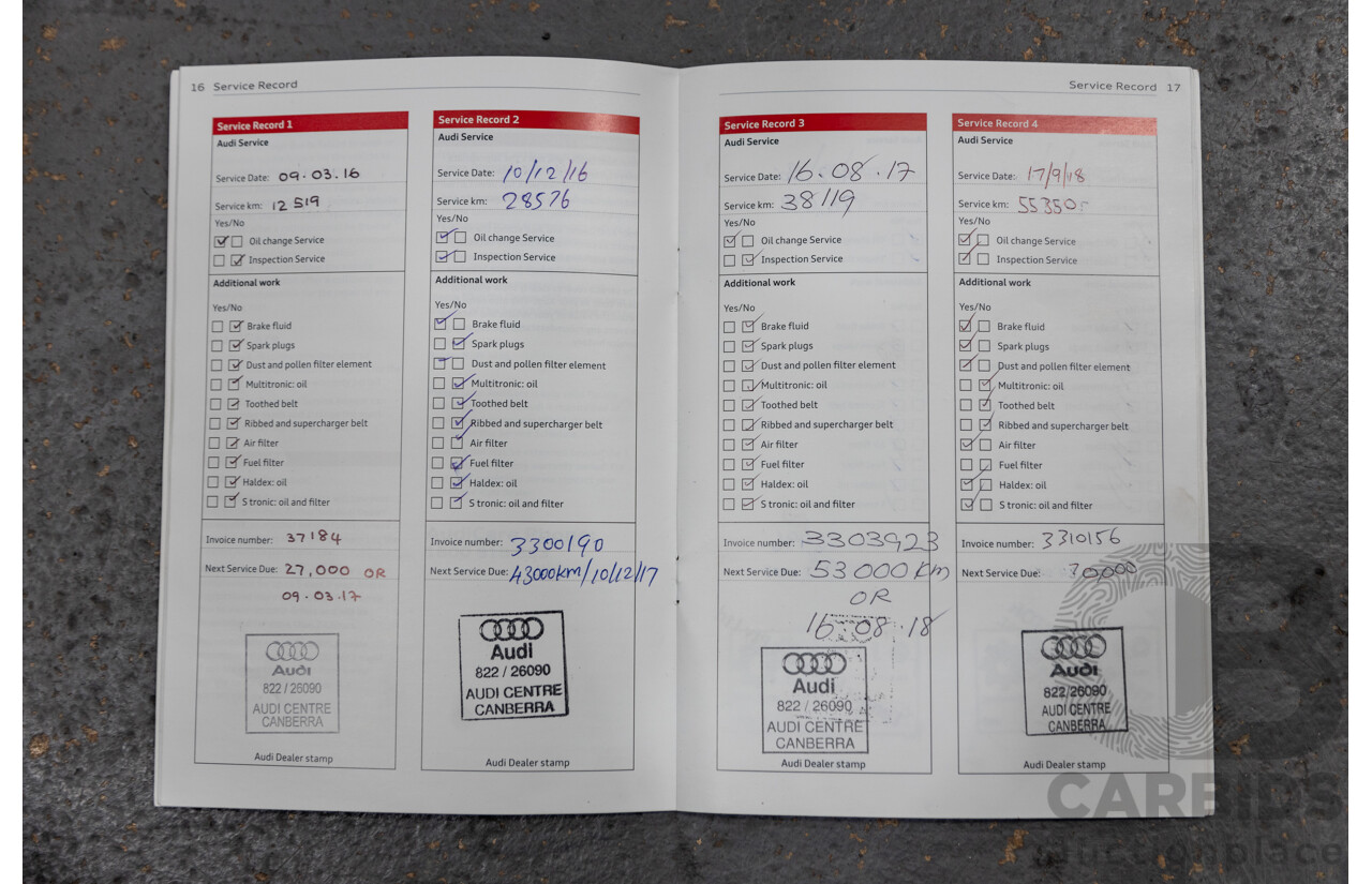 7/2015 Audi S3 2.0 TFSI Quattro (AWD) 8V MY15 4d Sedan Daytona Grey Turbo 2.0L