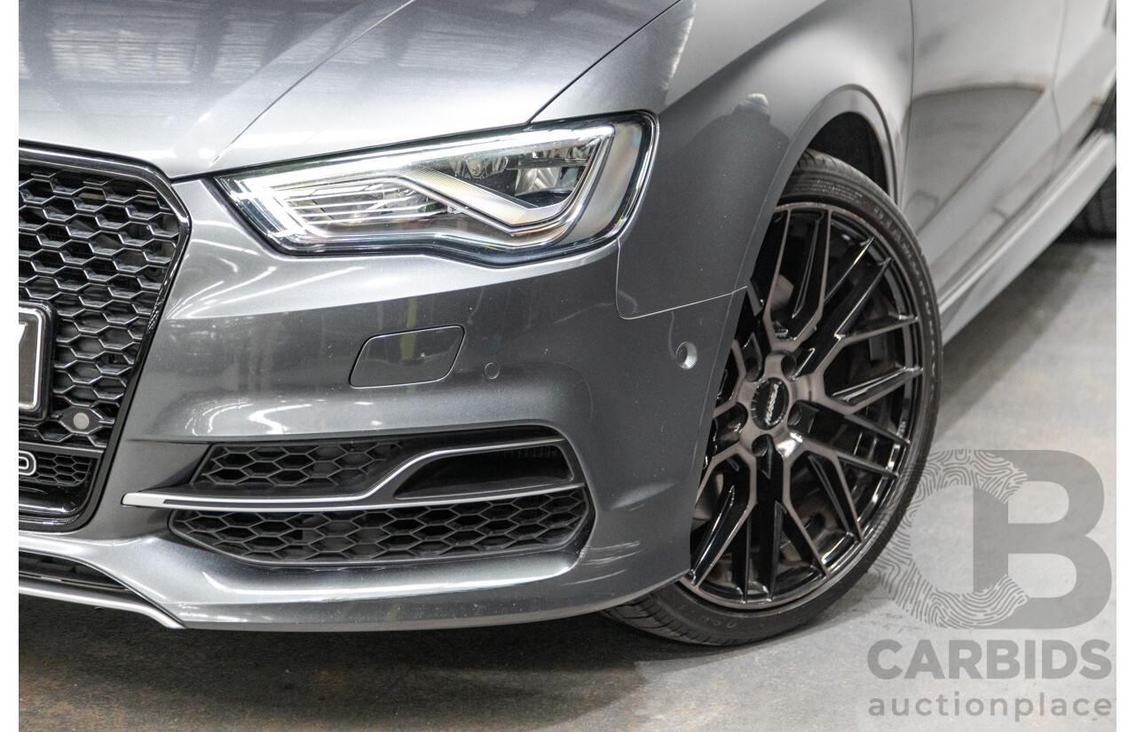 7/2015 Audi S3 2.0 TFSI Quattro (AWD) 8V MY15 4d Sedan Daytona Grey Turbo 2.0L