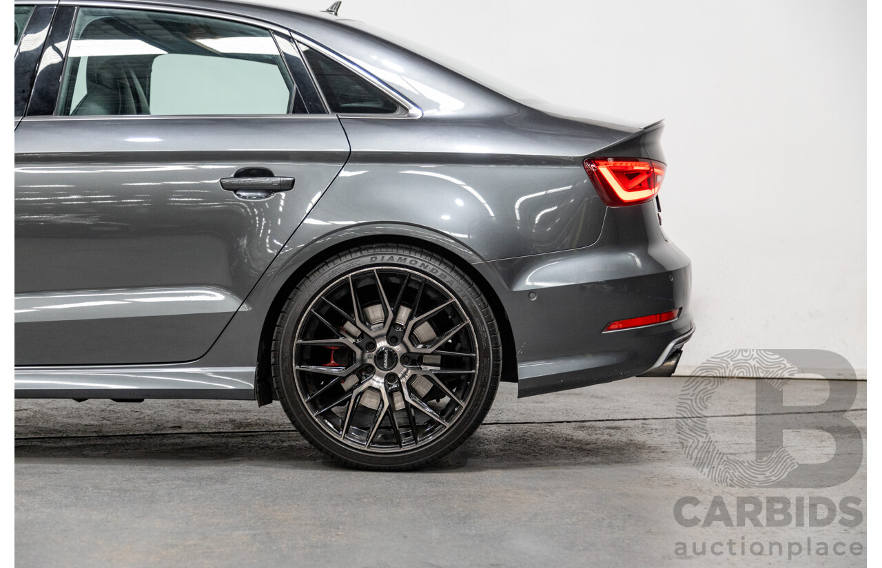7/2015 Audi S3 2.0 TFSI Quattro (AWD) 8V MY15 4d Sedan Daytona Grey Turbo 2.0L