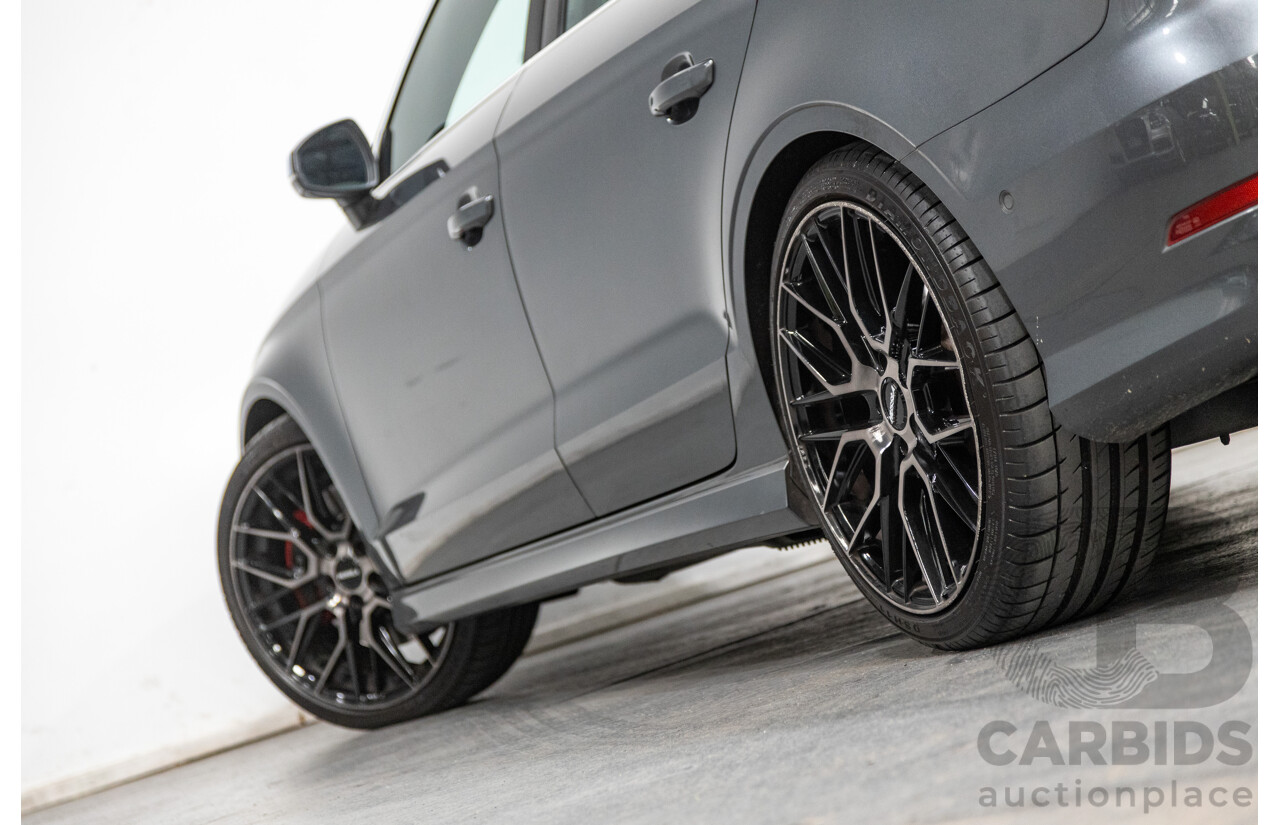 7/2015 Audi S3 2.0 TFSI Quattro (AWD) 8V MY15 4d Sedan Daytona Grey Turbo 2.0L