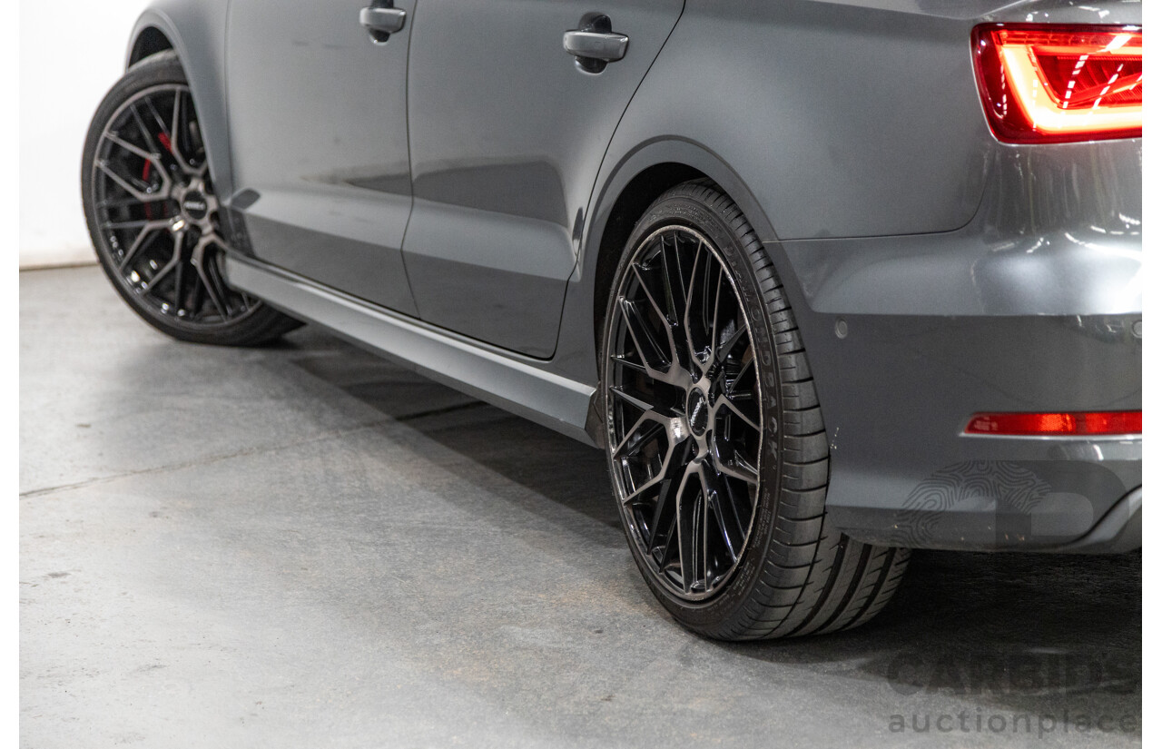 7/2015 Audi S3 2.0 TFSI Quattro (AWD) 8V MY15 4d Sedan Daytona Grey Turbo 2.0L