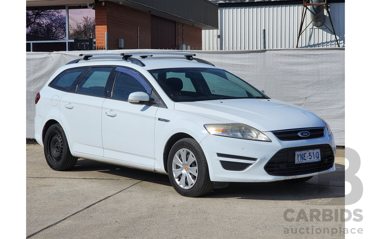 11/2011 Ford Mondeo LX TDCi MC 4d Wagon White 2.0L