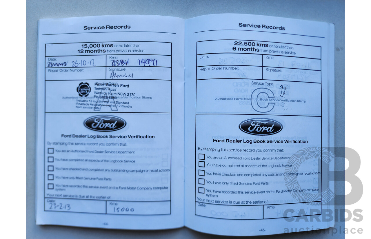 11/2011 Ford Mondeo LX TDCi MC 4d Wagon White 2.0L