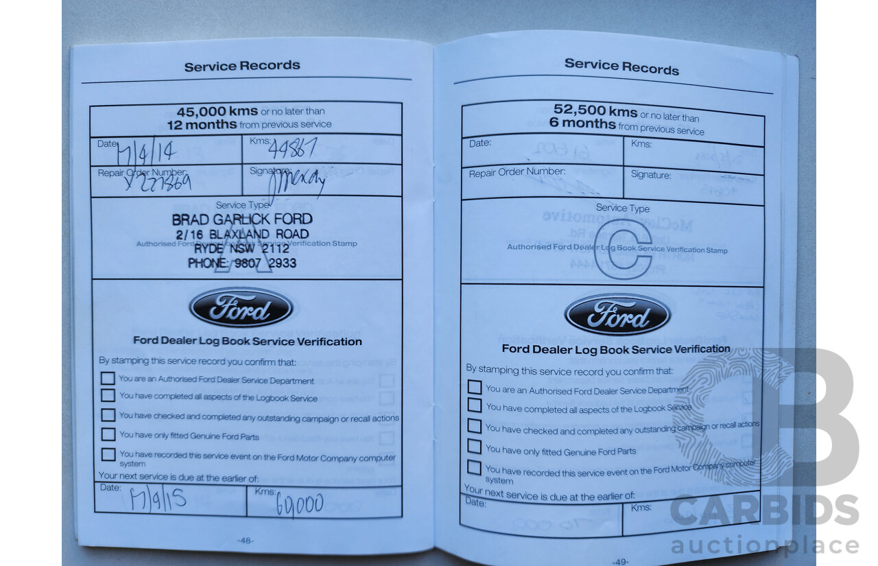 11/2011 Ford Mondeo LX TDCi MC 4d Wagon White 2.0L