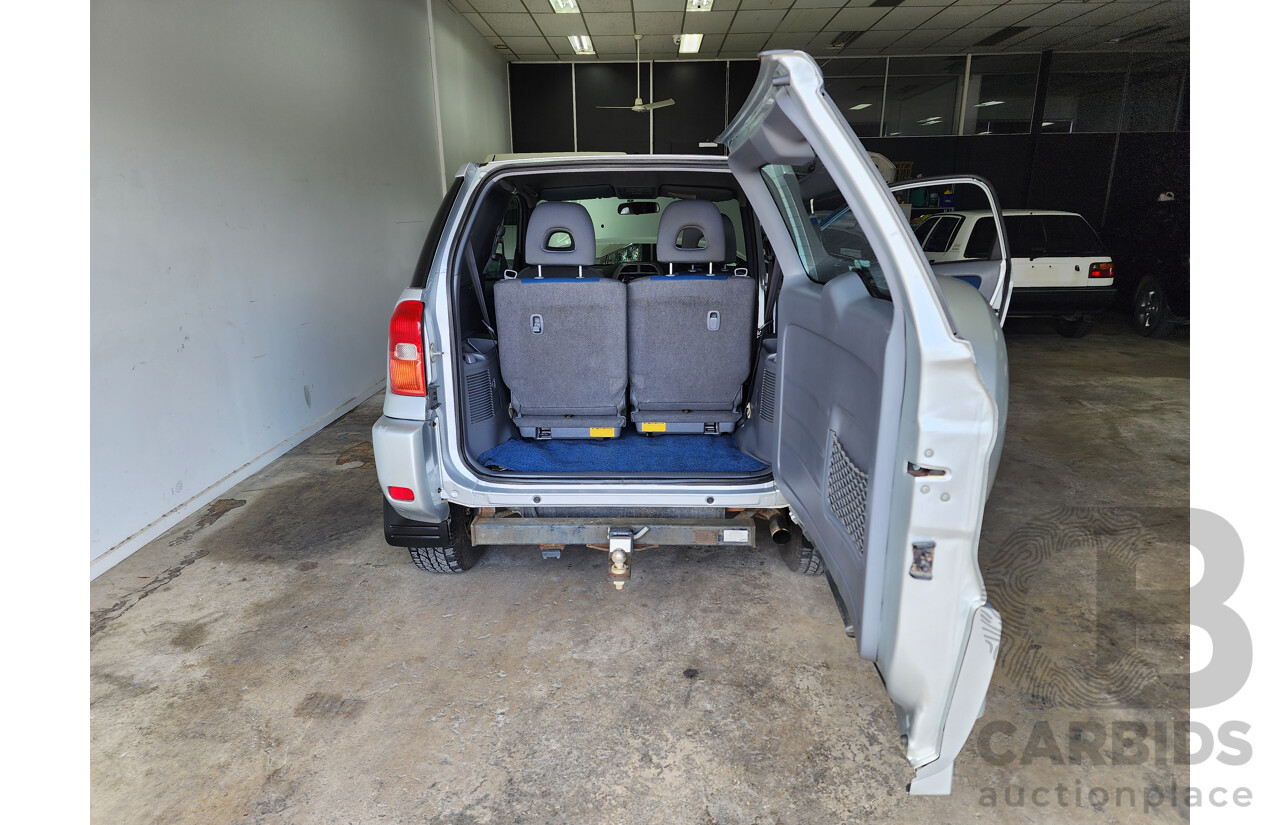 3/2003 Toyota Rav4 EDGE (4x4) ACA20R 2d Wagon Silver Or Chrome 2.0L