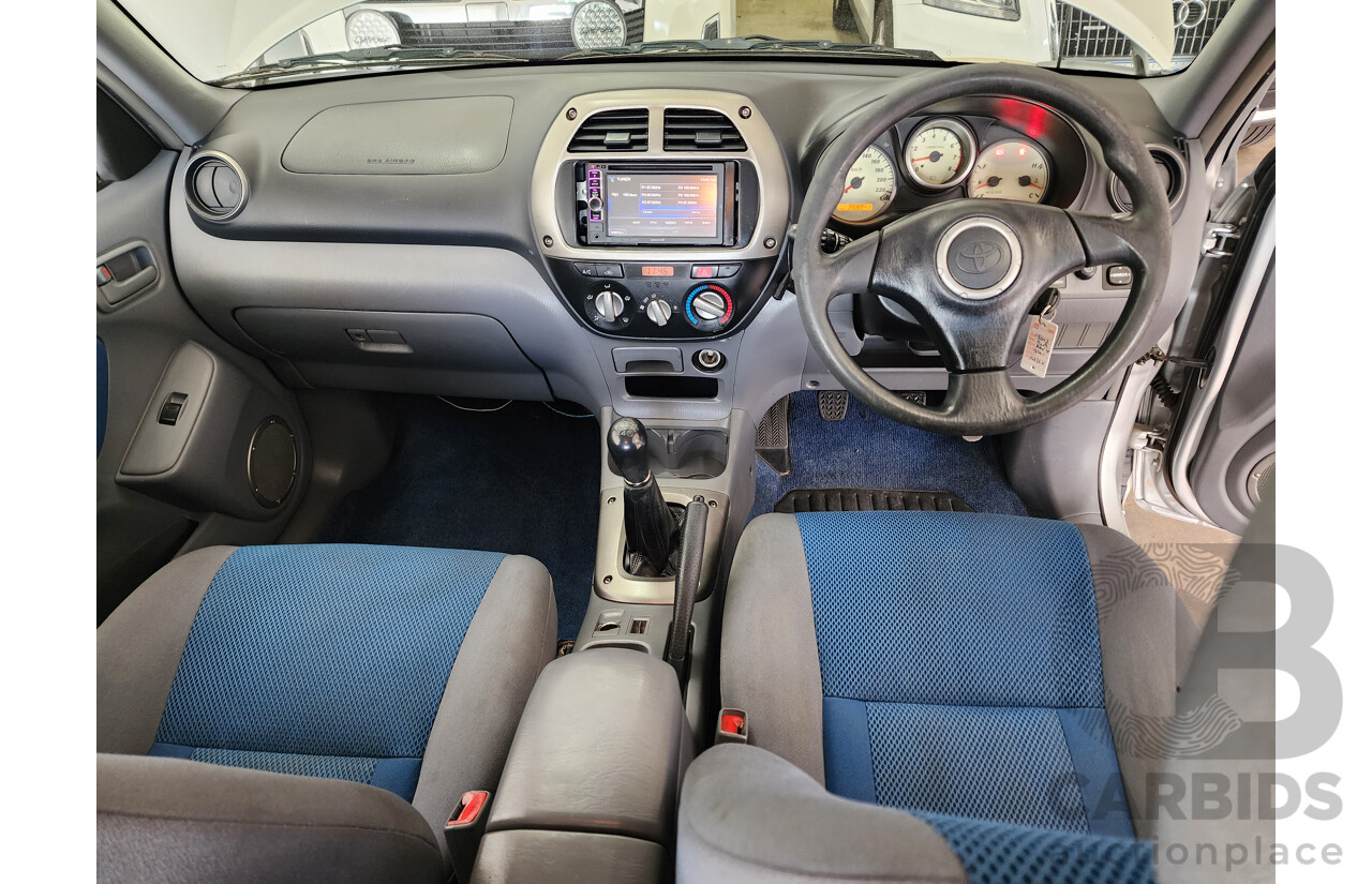 3/2003 Toyota Rav4 EDGE (4x4) ACA20R 2d Wagon Silver Or Chrome 2.0L