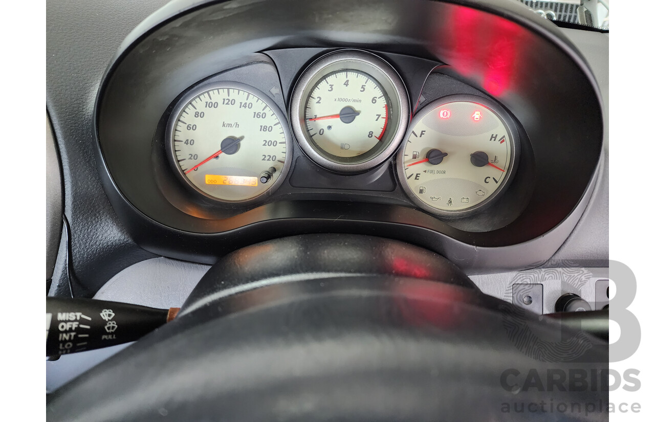 3/2003 Toyota Rav4 EDGE (4x4) ACA20R 2d Wagon Silver Or Chrome 2.0L