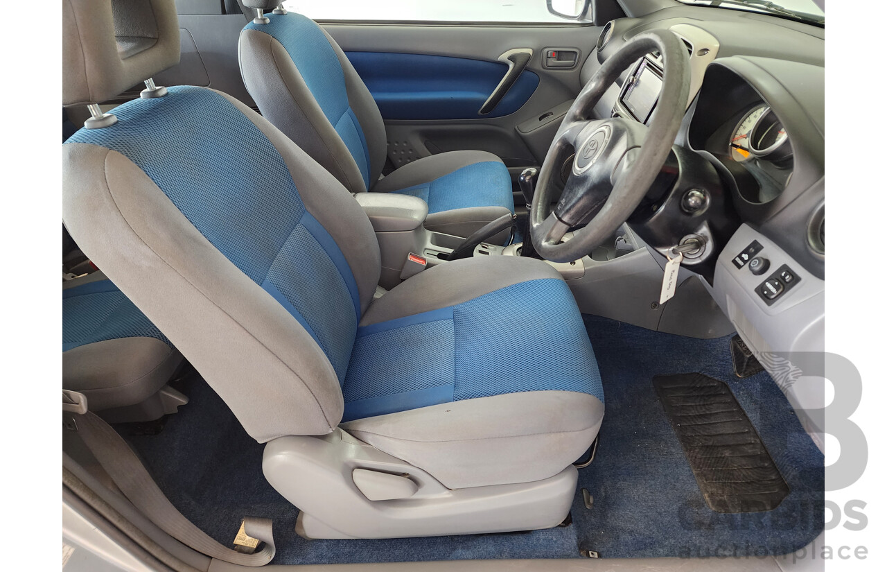 3/2003 Toyota Rav4 EDGE (4x4) ACA20R 2d Wagon Silver Or Chrome 2.0L