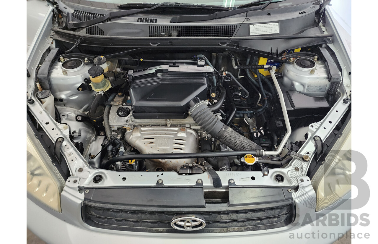 3/2003 Toyota Rav4 EDGE (4x4) ACA20R 2d Wagon Silver Or Chrome 2.0L