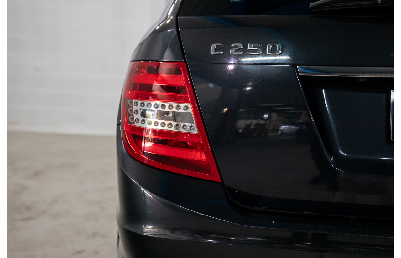 8/2014 Mercedes Benz C250 CDI Elegance W204 MY14 4d Wagon Magnetite Black Metallic Turbo Diesel 2.1L