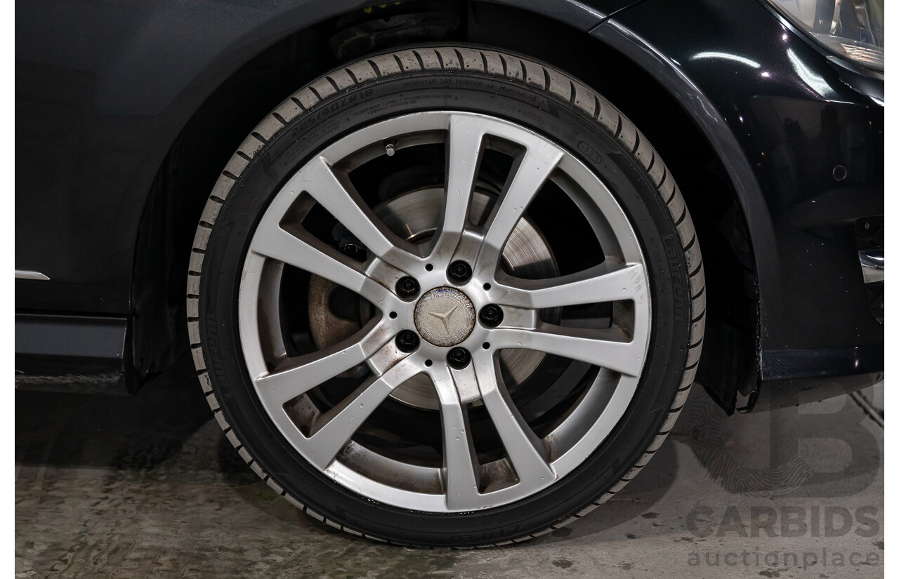 8/2014 Mercedes Benz C250 CDI Elegance W204 MY14 4d Wagon Magnetite Black Metallic Turbo Diesel 2.1L