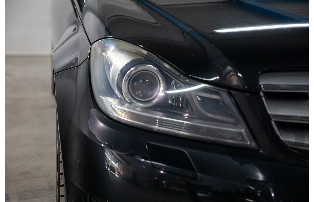 8/2014 Mercedes Benz C250 CDI Elegance W204 MY14 4d Wagon Magnetite Black Metallic Turbo Diesel 2.1L
