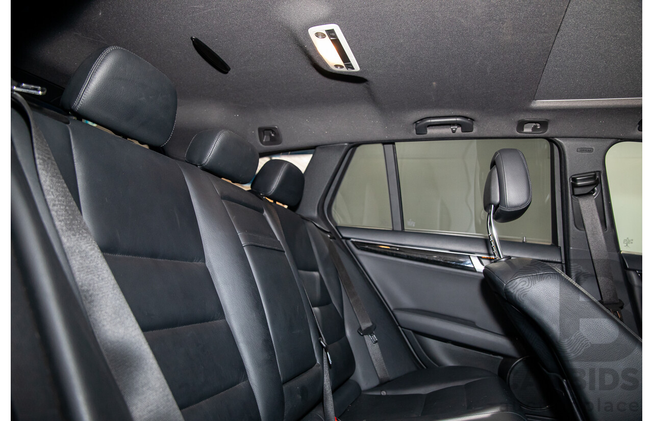 8/2014 Mercedes Benz C250 CDI Elegance W204 MY14 4d Wagon Magnetite Black Metallic Turbo Diesel 2.1L