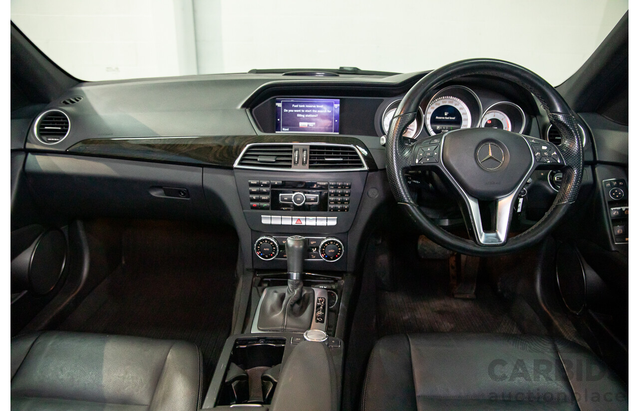 8/2014 Mercedes Benz C250 CDI Elegance W204 MY14 4d Wagon Magnetite Black Metallic Turbo Diesel 2.1L