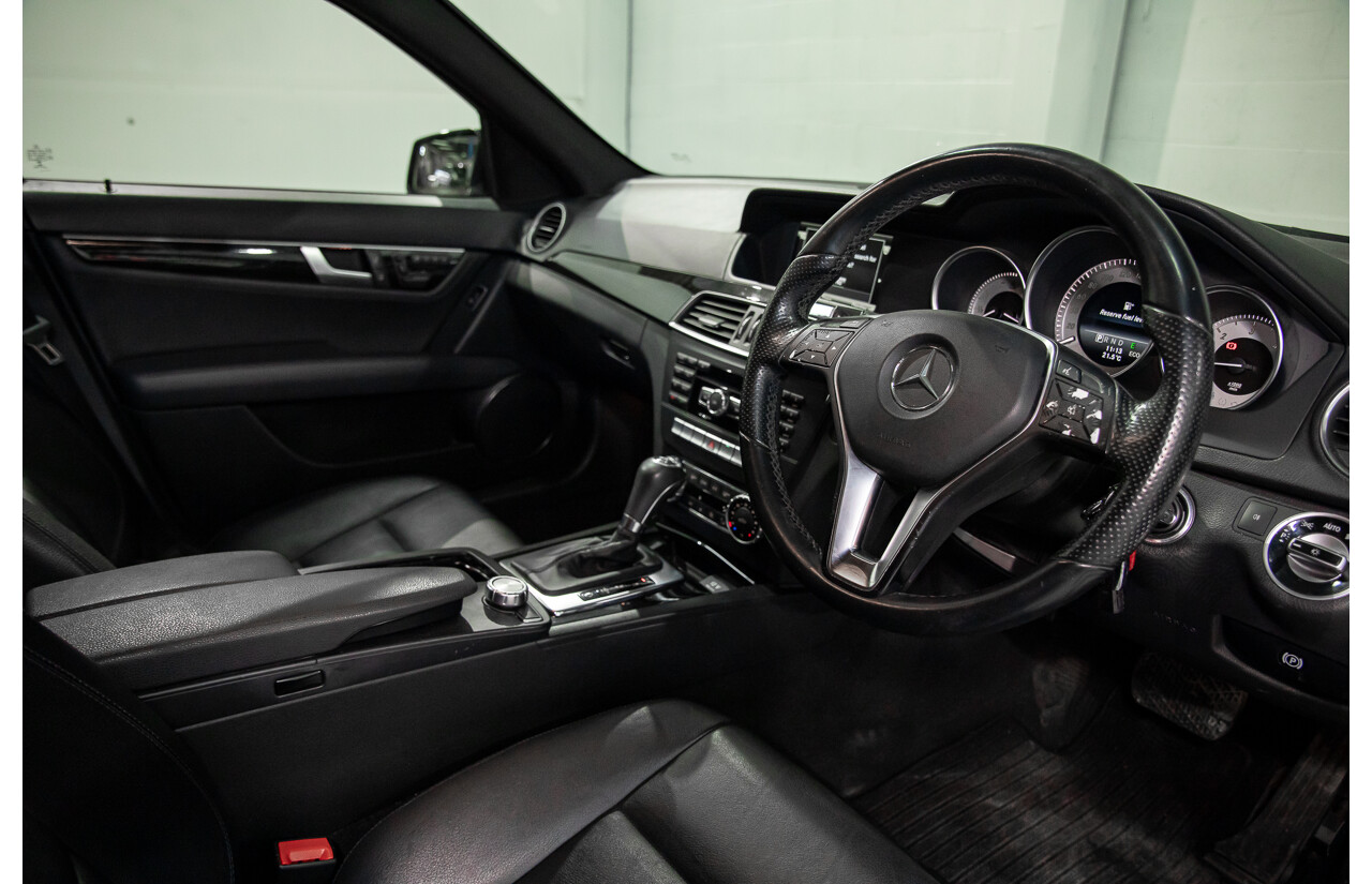 8/2014 Mercedes Benz C250 CDI Elegance W204 MY14 4d Wagon Magnetite Black Metallic Turbo Diesel 2.1L
