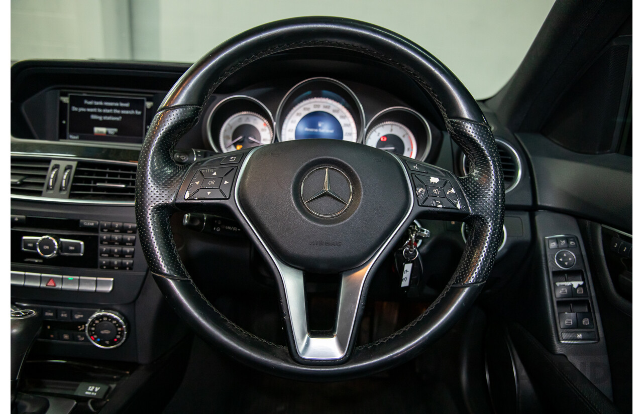 8/2014 Mercedes Benz C250 CDI Elegance W204 MY14 4d Wagon Magnetite Black Metallic Turbo Diesel 2.1L