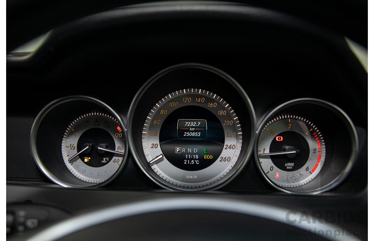 8/2014 Mercedes Benz C250 CDI Elegance W204 MY14 4d Wagon Magnetite Black Metallic Turbo Diesel 2.1L