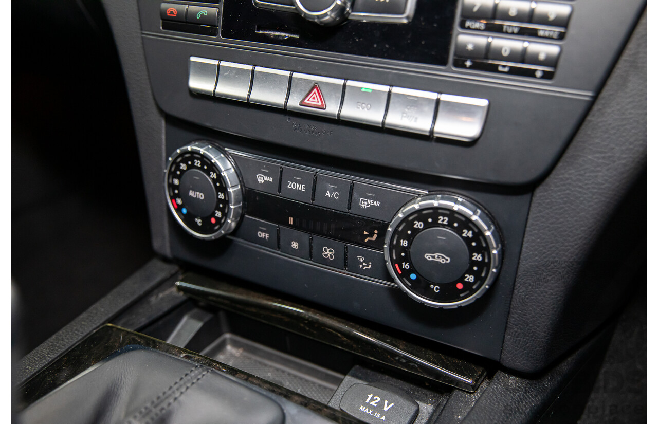 8/2014 Mercedes Benz C250 CDI Elegance W204 MY14 4d Wagon Magnetite Black Metallic Turbo Diesel 2.1L