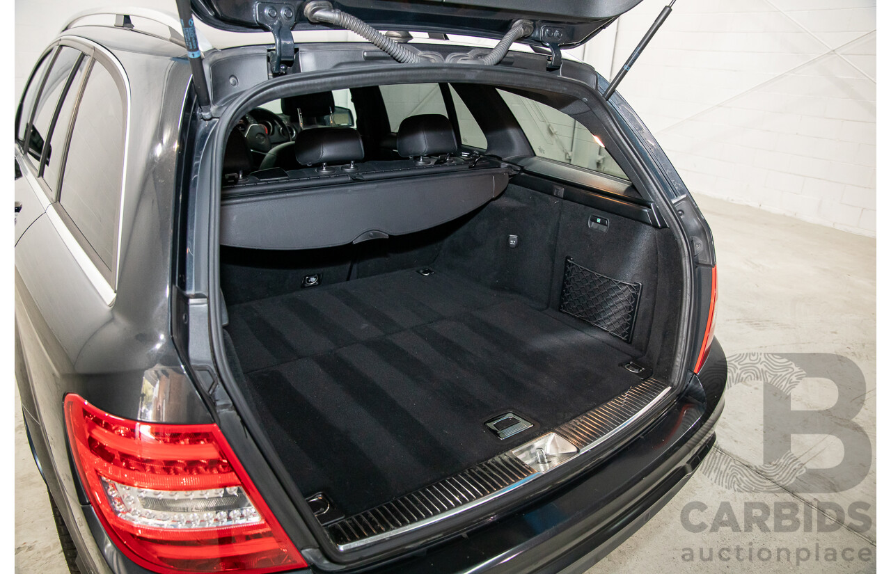 8/2014 Mercedes Benz C250 CDI Elegance W204 MY14 4d Wagon Magnetite Black Metallic Turbo Diesel 2.1L