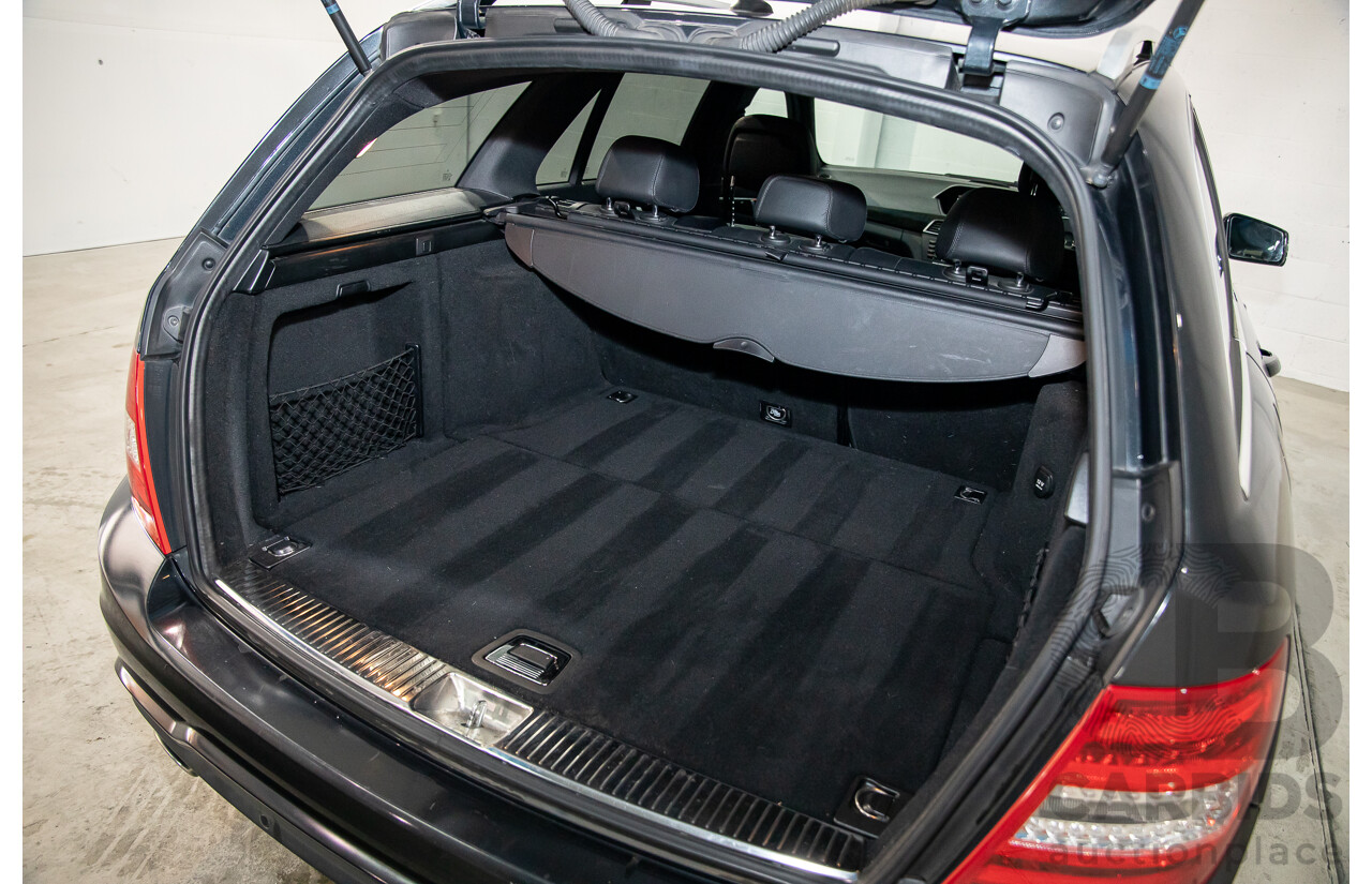 8/2014 Mercedes Benz C250 CDI Elegance W204 MY14 4d Wagon Magnetite Black Metallic Turbo Diesel 2.1L