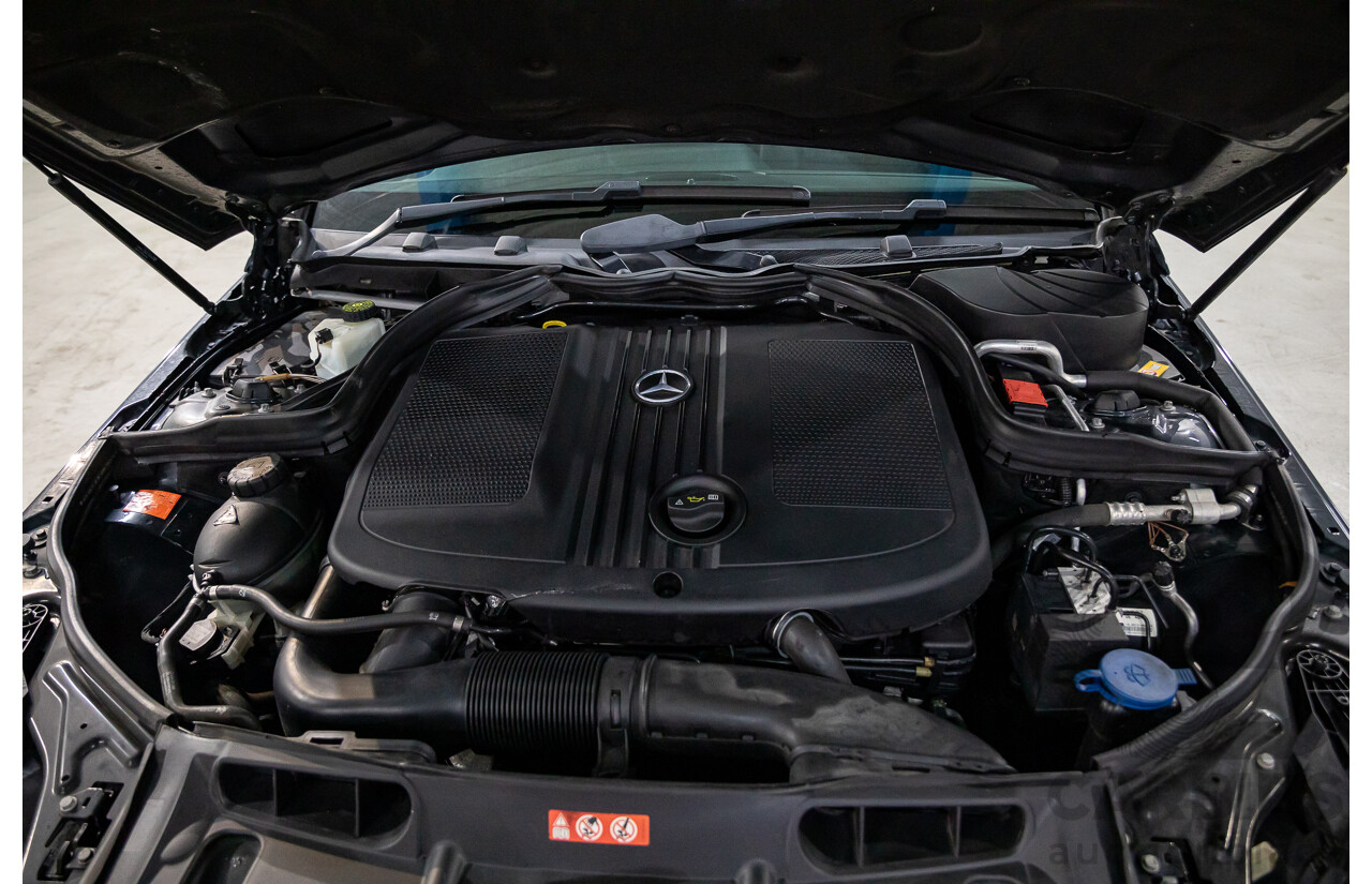 8/2014 Mercedes Benz C250 CDI Elegance W204 MY14 4d Wagon Magnetite Black Metallic Turbo Diesel 2.1L