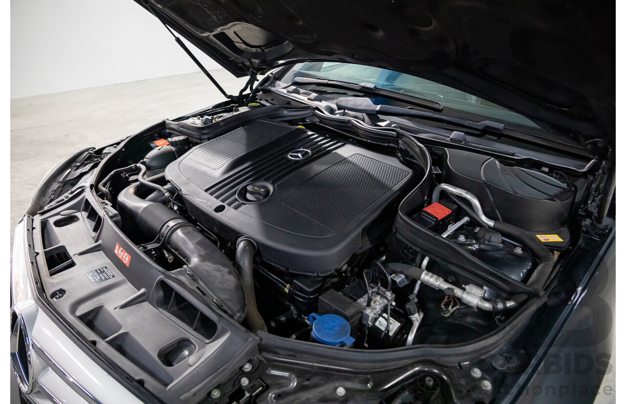 8/2014 Mercedes Benz C250 CDI Elegance W204 MY14 4d Wagon Magnetite Black Metallic Turbo Diesel 2.1L