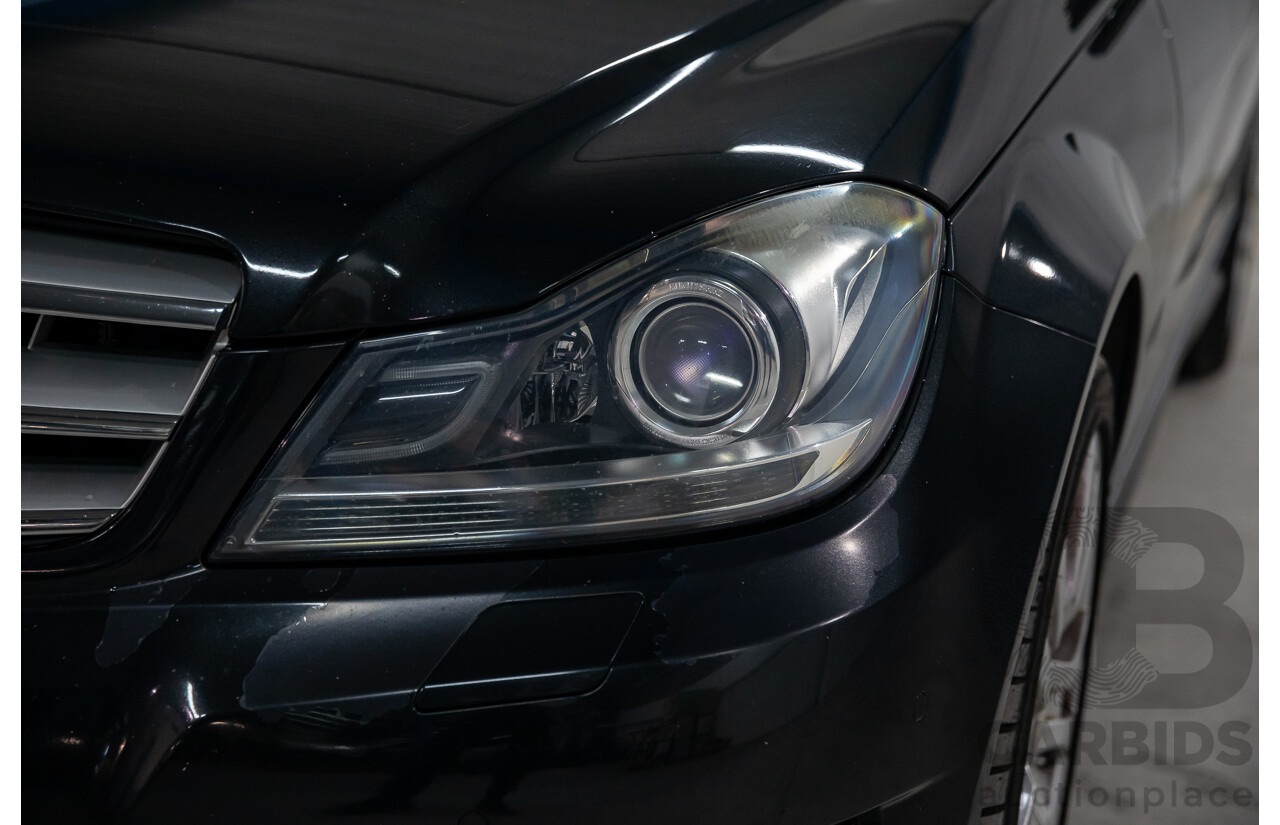8/2014 Mercedes Benz C250 CDI Elegance W204 MY14 4d Wagon Magnetite Black Metallic Turbo Diesel 2.1L