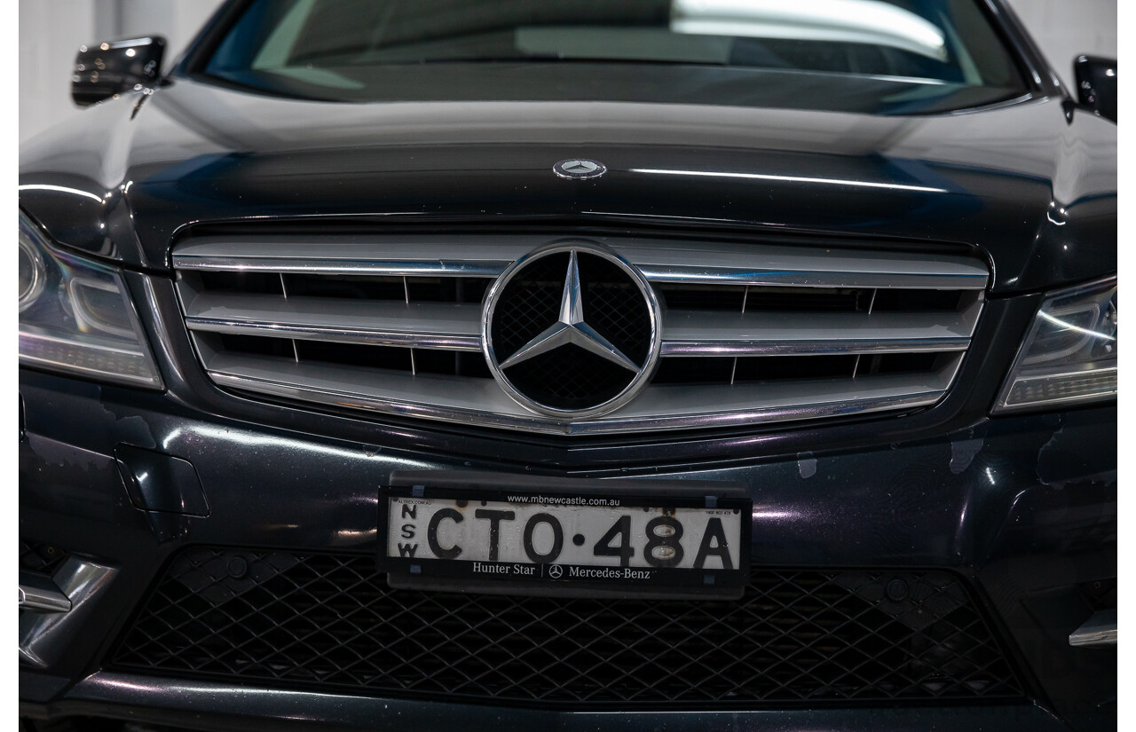 8/2014 Mercedes Benz C250 CDI Elegance W204 MY14 4d Wagon Magnetite Black Metallic Turbo Diesel 2.1L