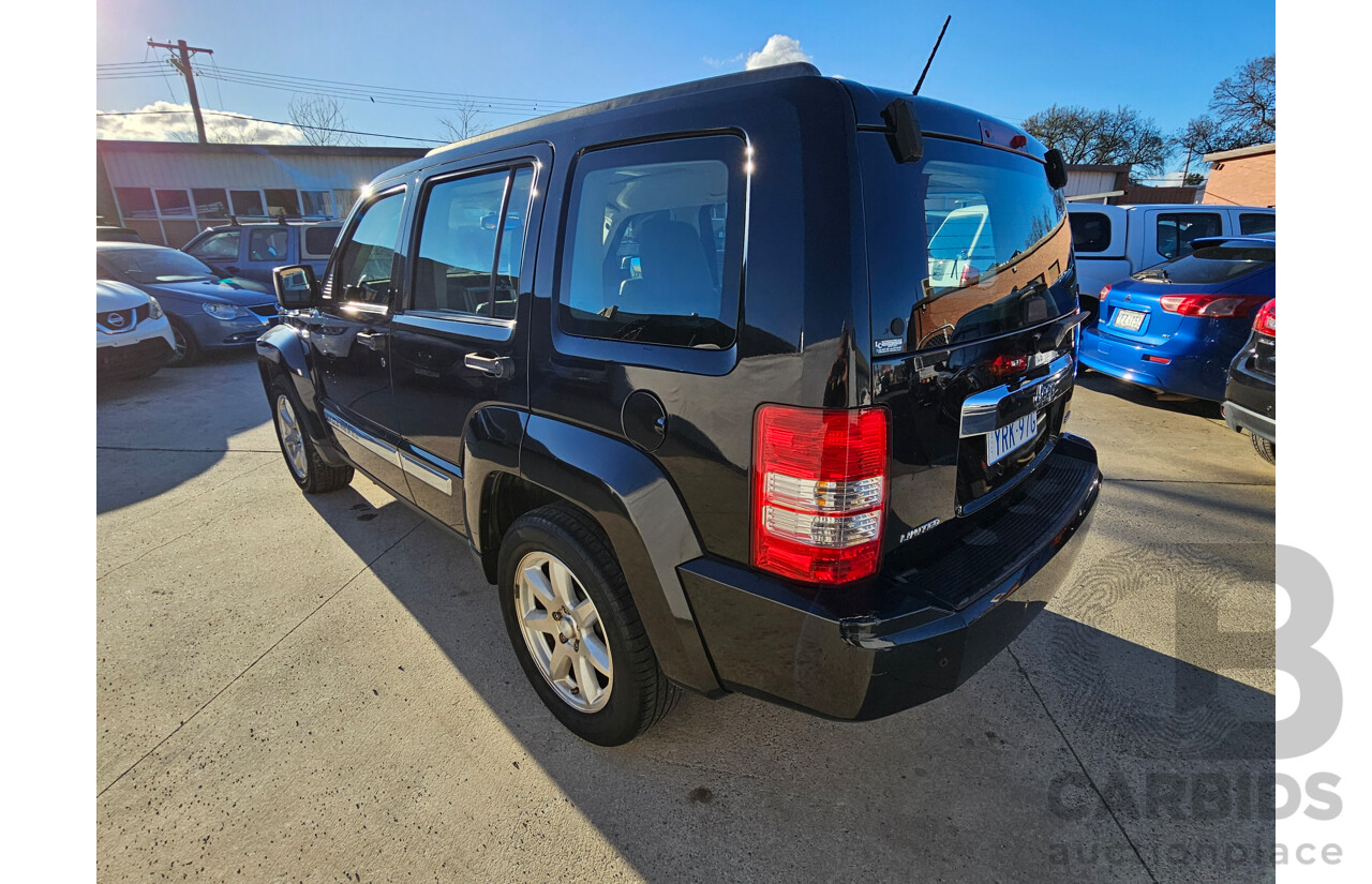 4/2009 Jeep Cherokee Limited (4x4) KK 4d Wagon Black 3.7L