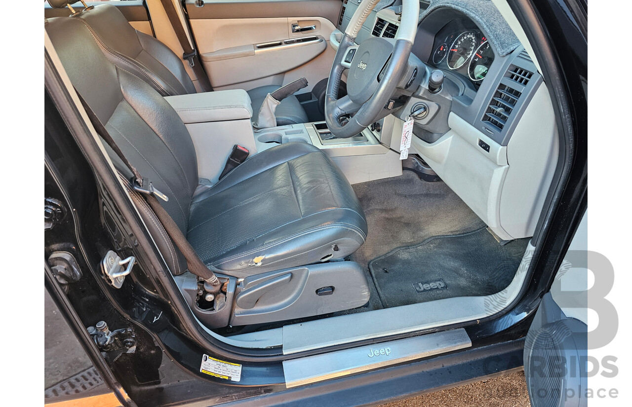 4/2009 Jeep Cherokee Limited (4x4) KK 4d Wagon Black 3.7L