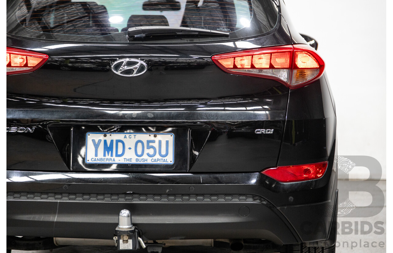 09/2017 Hyundai Tucson Active (AWD) TL2 MY18 4d Wagon Phantom Black Pearl Turbo Diesel 2.0L