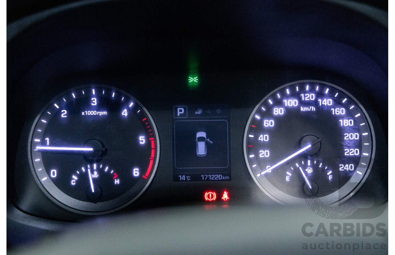 09/2017 Hyundai Tucson Active (AWD) TL2 MY18 4d Wagon Phantom Black Pearl Turbo Diesel 2.0L