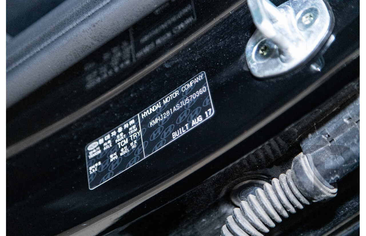 09/2017 Hyundai Tucson Active (AWD) TL2 MY18 4d Wagon Phantom Black Pearl Turbo Diesel 2.0L