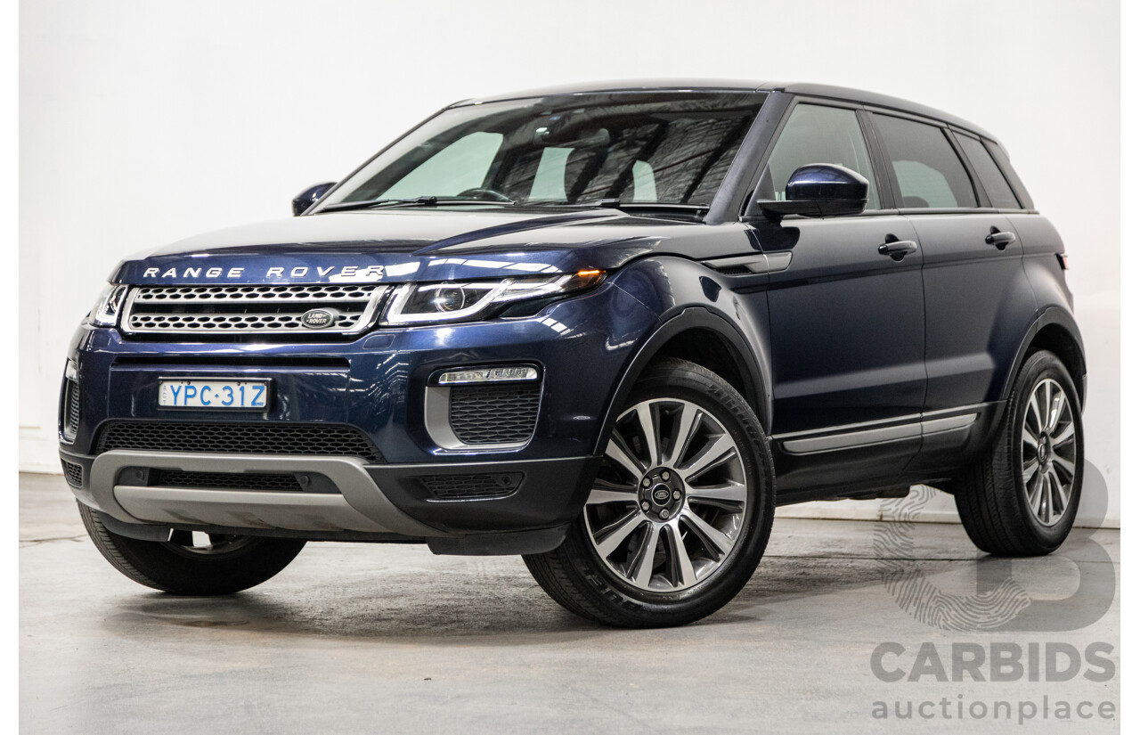 5/2017 Land Rover Range Rover Evoque TD4 150 SE (AWD) LV MY16 5d Wagon Loire Blue Metallic Turbo Diesel 2.0L