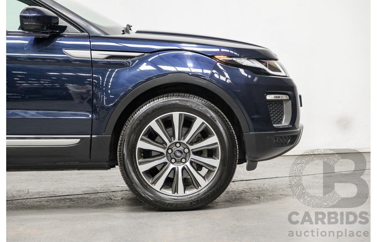 5/2017 Land Rover Range Rover Evoque TD4 150 SE (AWD) LV MY16 5d Wagon Loire Blue Metallic Turbo Diesel 2.0L
