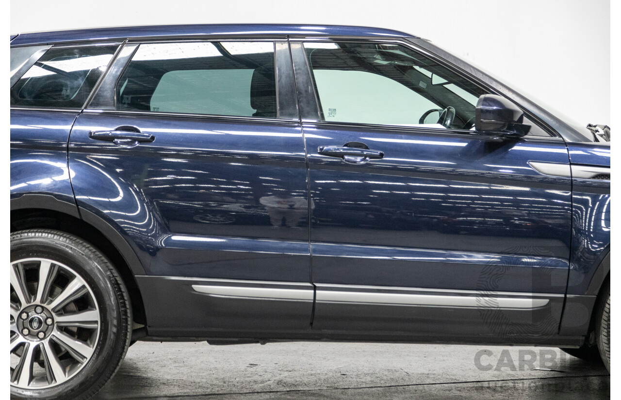 5/2017 Land Rover Range Rover Evoque TD4 150 SE (AWD) LV MY16 5d Wagon Loire Blue Metallic Turbo Diesel 2.0L