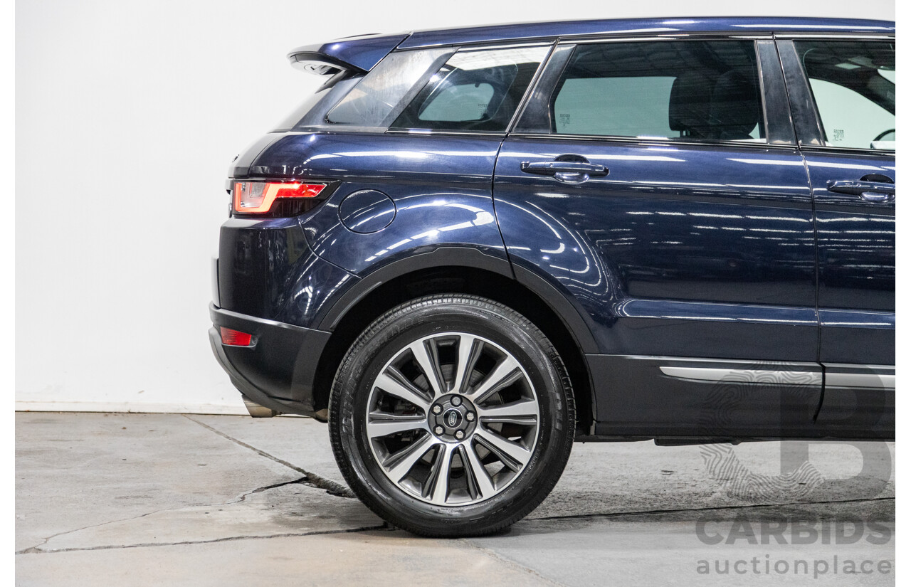 5/2017 Land Rover Range Rover Evoque TD4 150 SE (AWD) LV MY16 5d Wagon Loire Blue Metallic Turbo Diesel 2.0L
