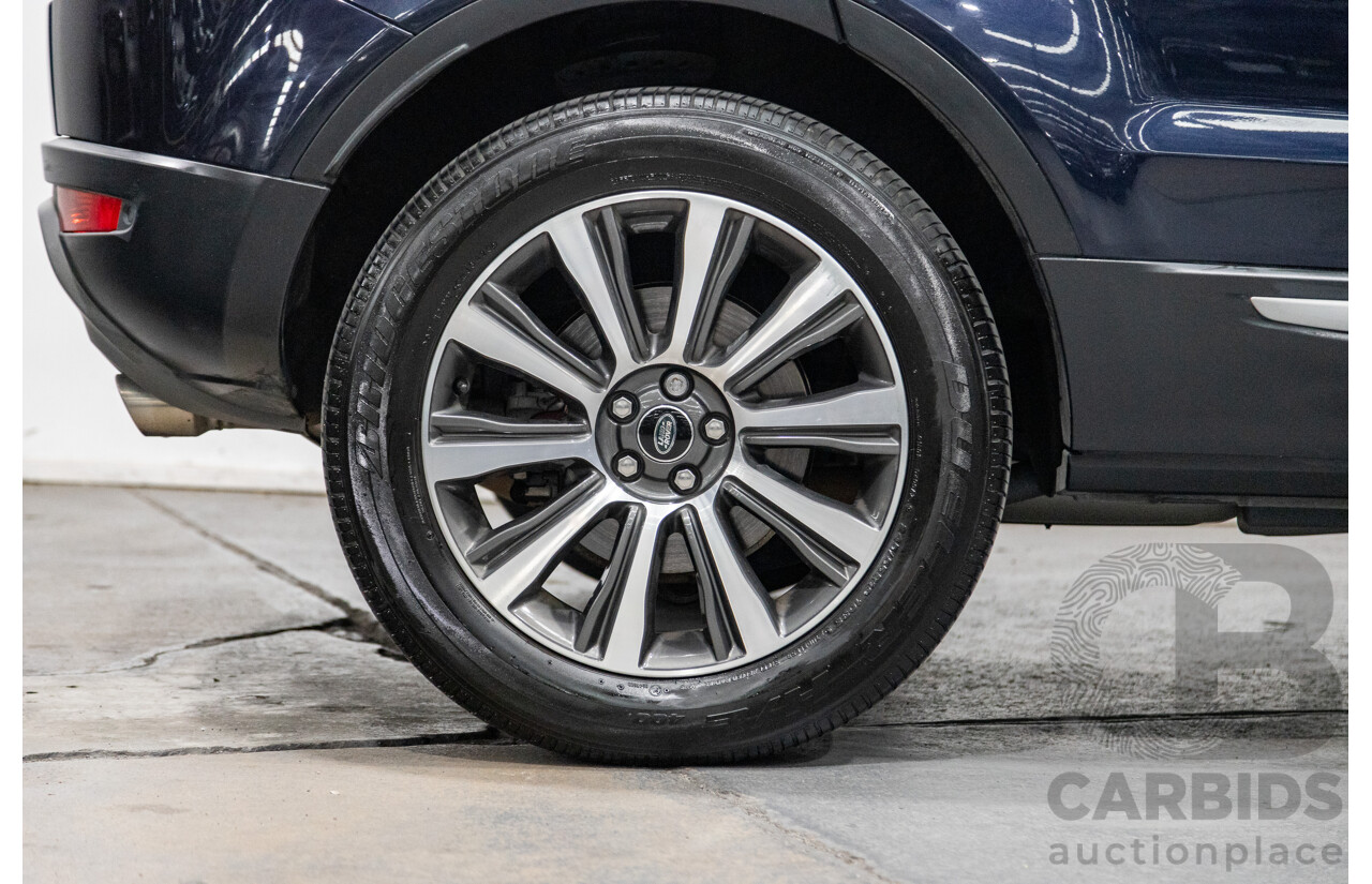 5/2017 Land Rover Range Rover Evoque TD4 150 SE (AWD) LV MY16 5d Wagon Loire Blue Metallic Turbo Diesel 2.0L